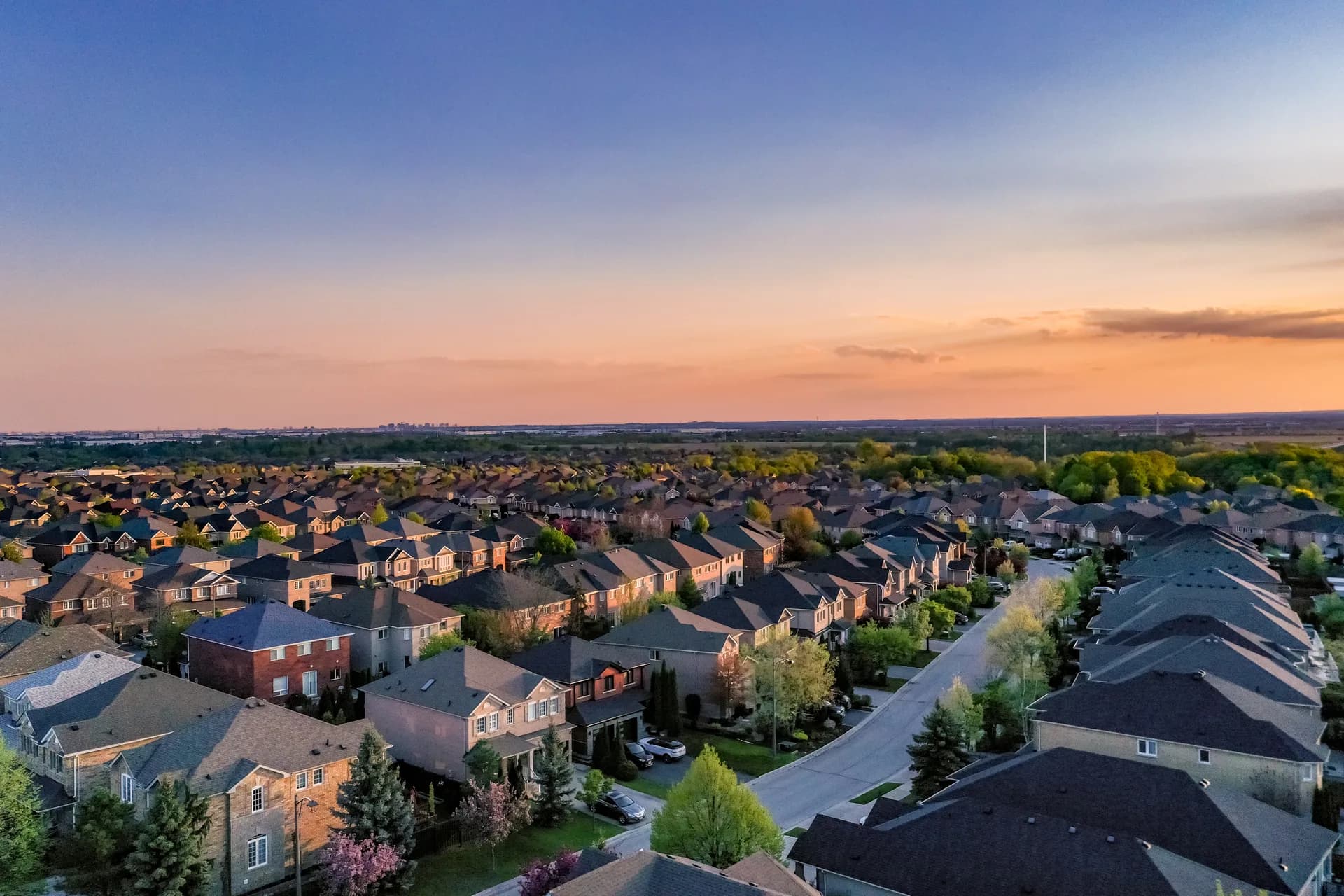 Vaughan Metropolitan Centre skyline and surrounding development